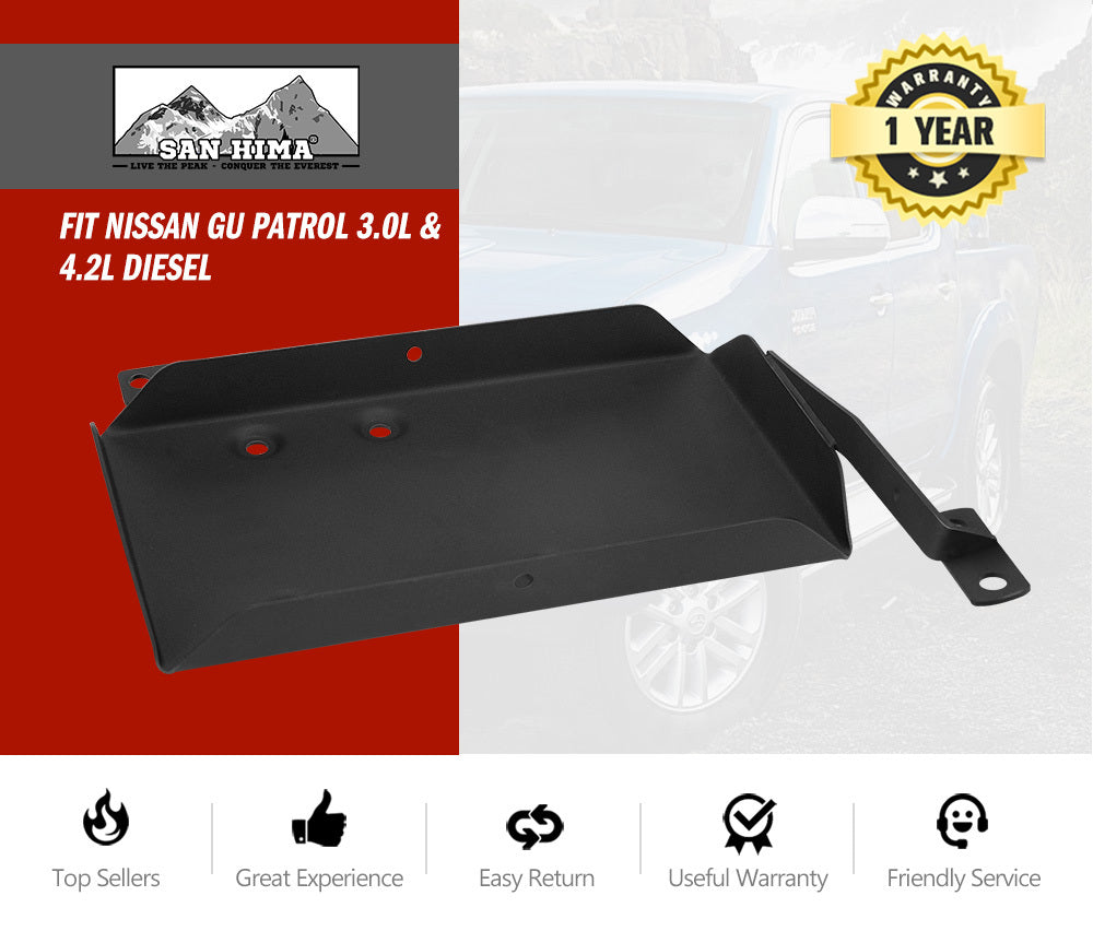 SAN HIMA Dual Battery Tray for Nissan Patrol GU Wagon TD42 4.2L ZD30 3.0L