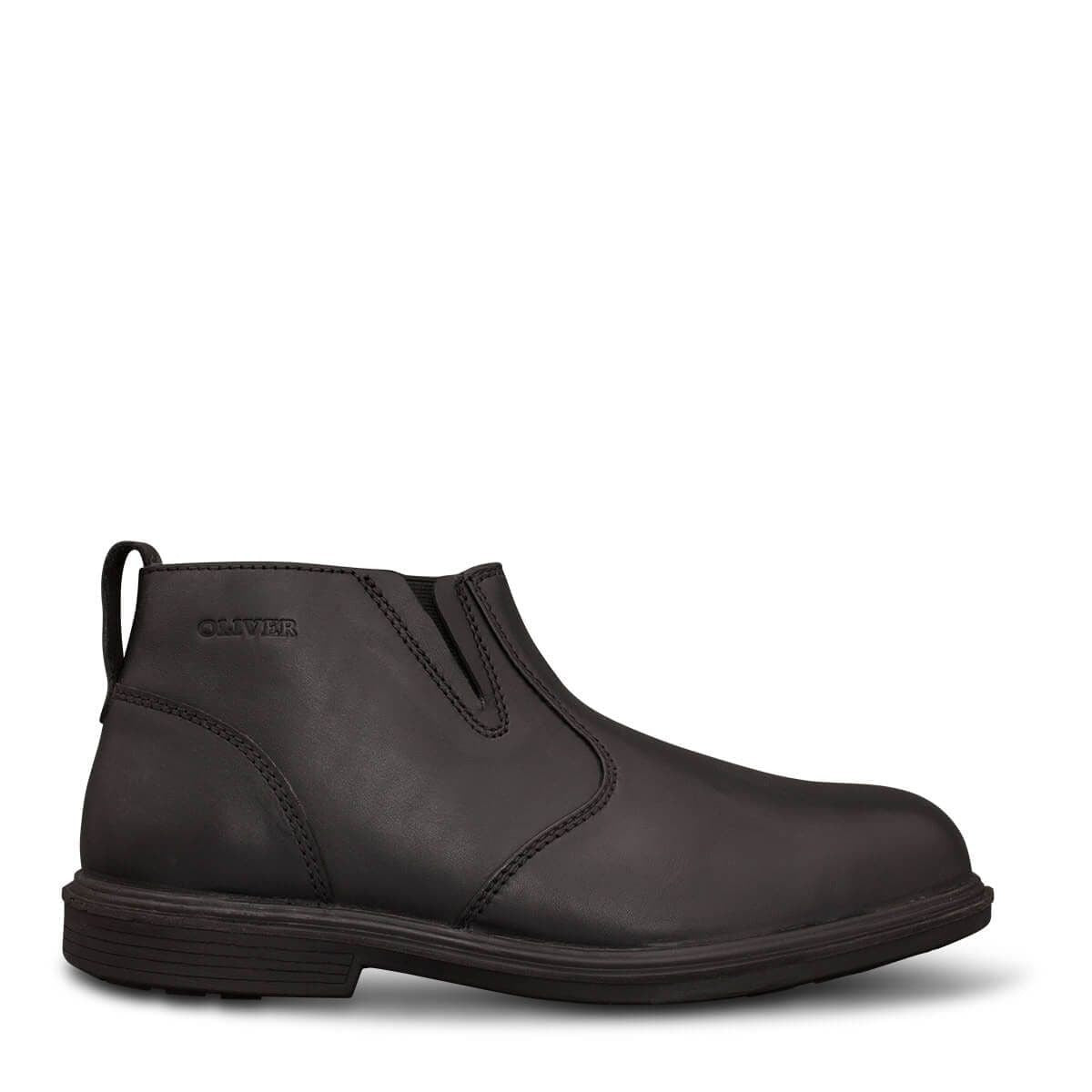 Oliver PB 38 Series Black Zip Side Boot
