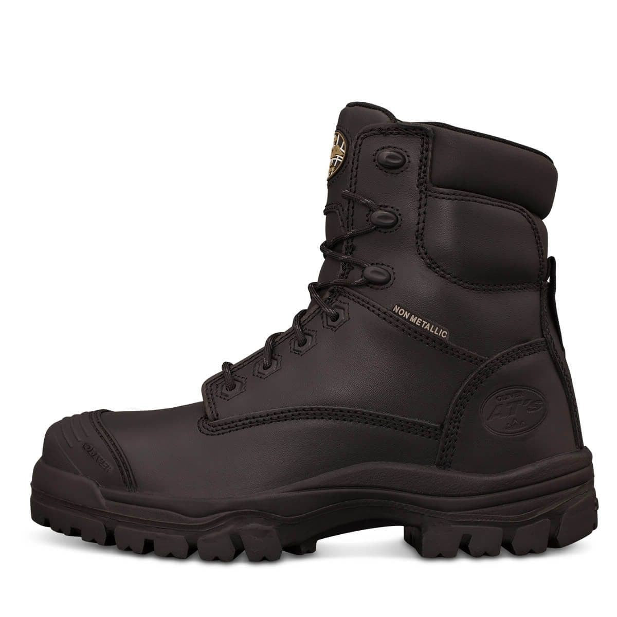 Oliver AT 45 Series 150mm Black Zip Sided Boot