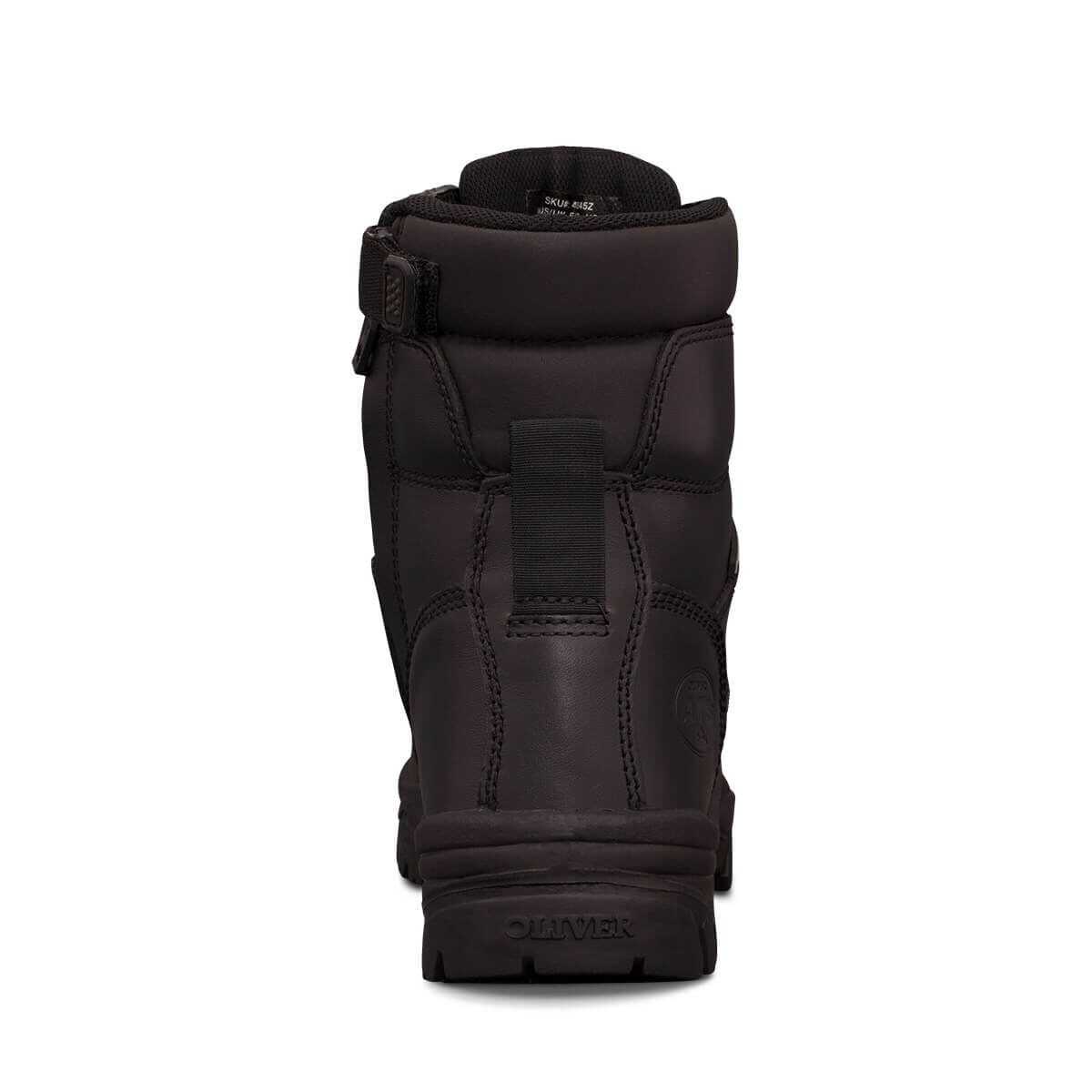Oliver AT 45 Series 150mm Black Zip Sided Boot