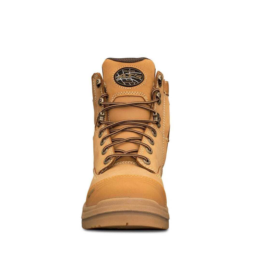 Oliver AT 55 Series 150mm Wheat Zip Sided Boot