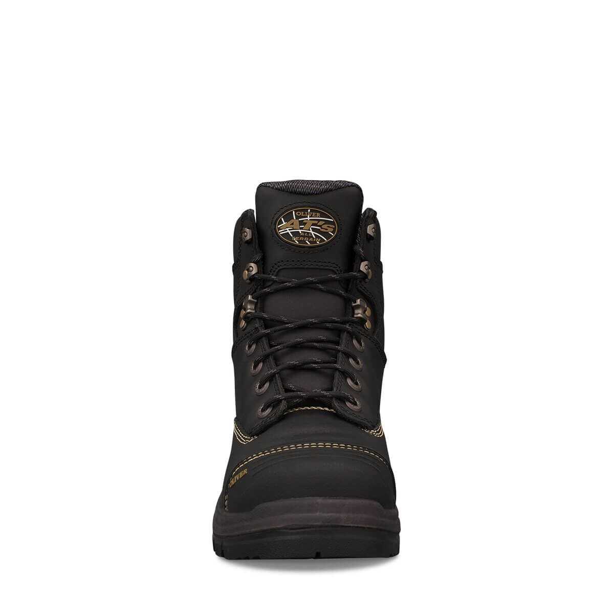 Oliver AT 55 Series 150mm Black Lace Up Boot
