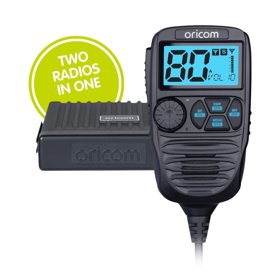 Oricom DTX4200XP IP54 DUAL RECEIVE Controller Speaker Mic UHF CB Radio