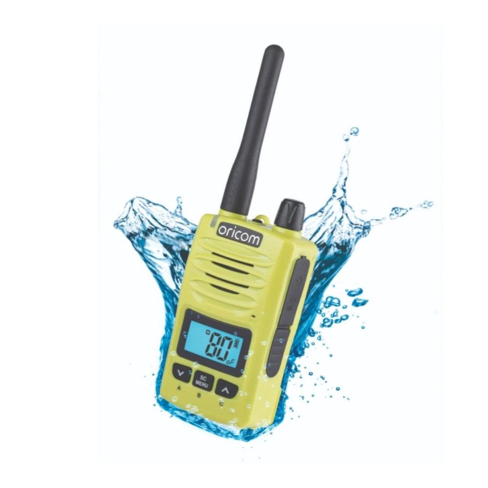 Oricom DTX600 Lime Waterproof IP67 5 Watt Handheld UHF CB Radio