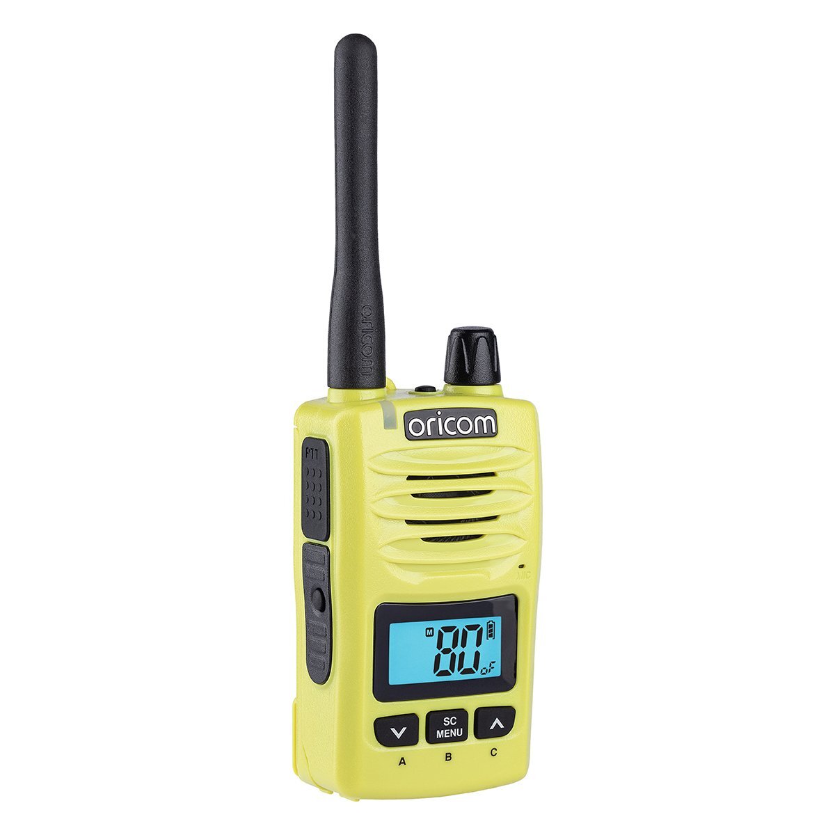 Oricom DTX600 Lime Waterproof IP67 5 Watt Handheld UHF CB Radio