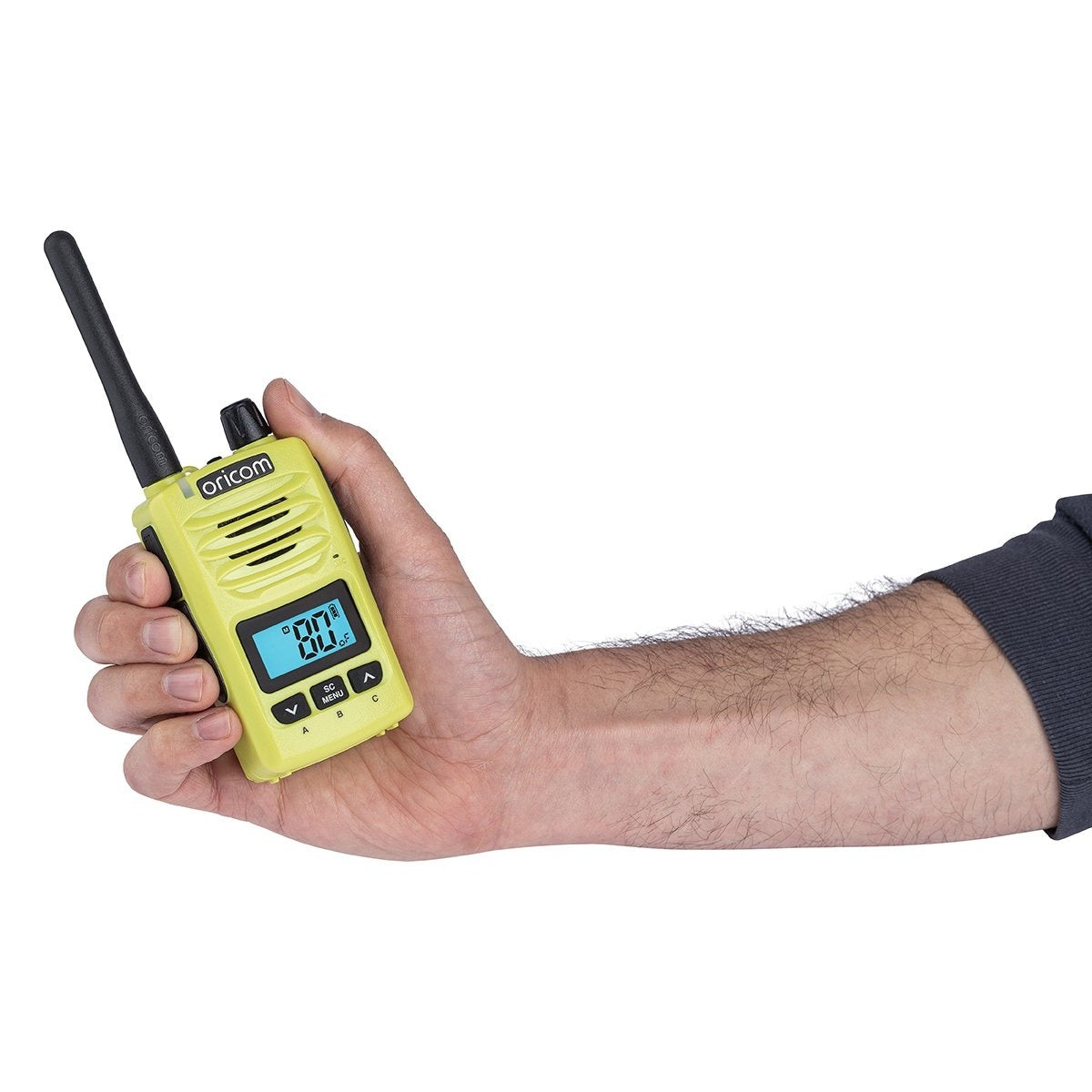Oricom DTX600 Lime Waterproof IP67 5 Watt Handheld UHF CB Radio