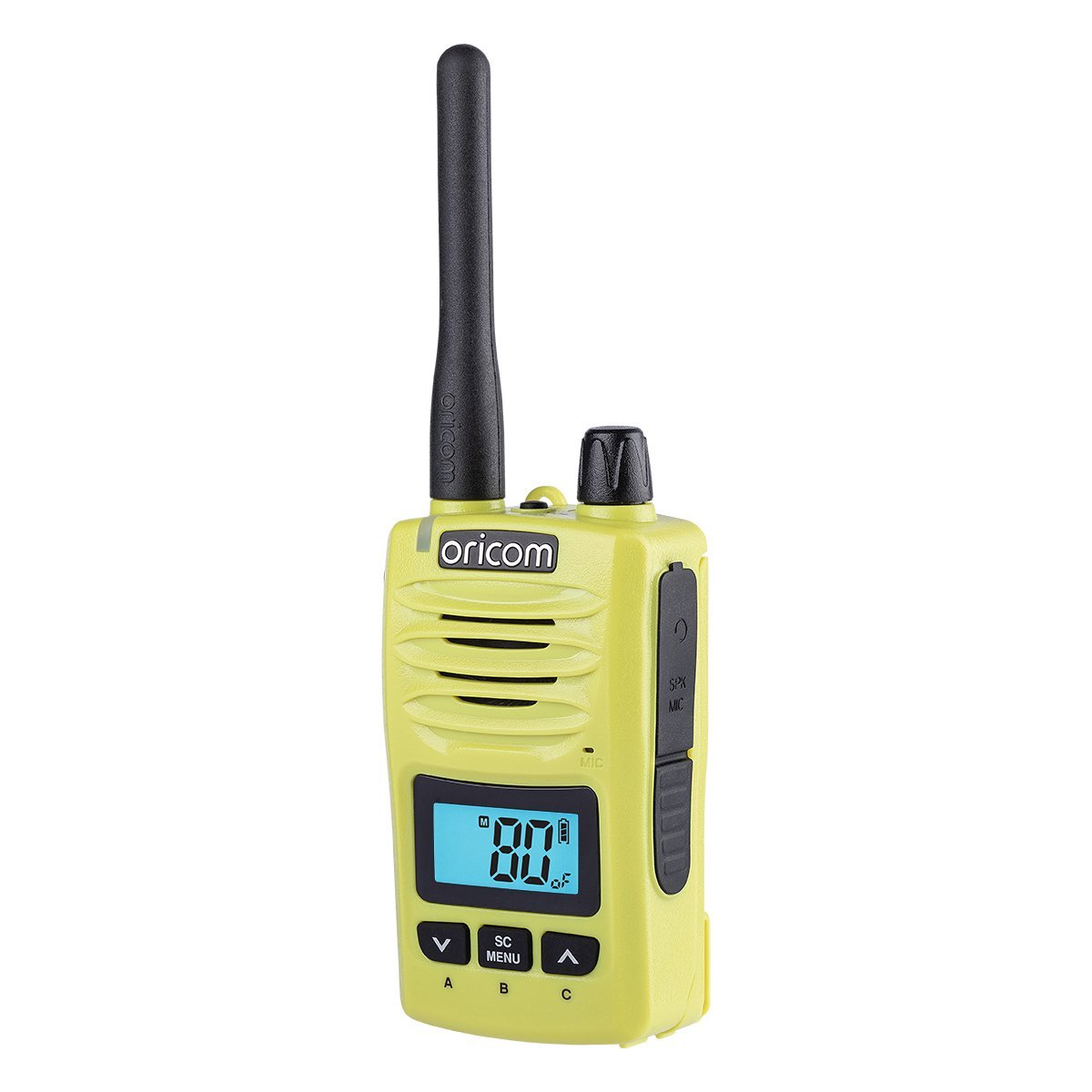 Oricom DTX600 Lime Waterproof IP67 5 Watt Handheld UHF CB Radio
