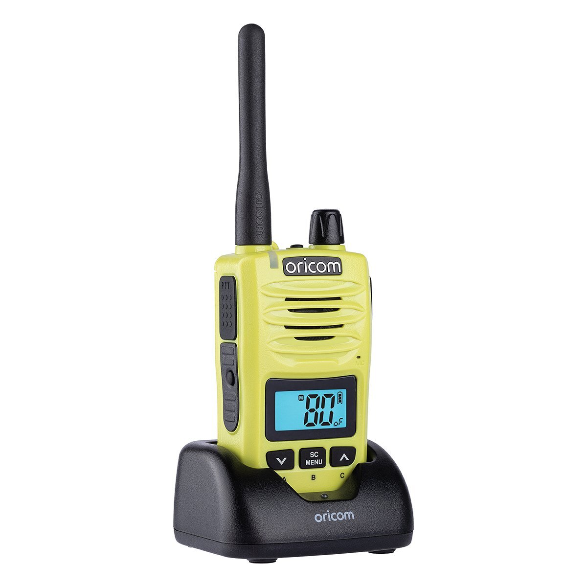 Oricom DTX600 Lime Waterproof IP67 5 Watt Handheld UHF CB Radio