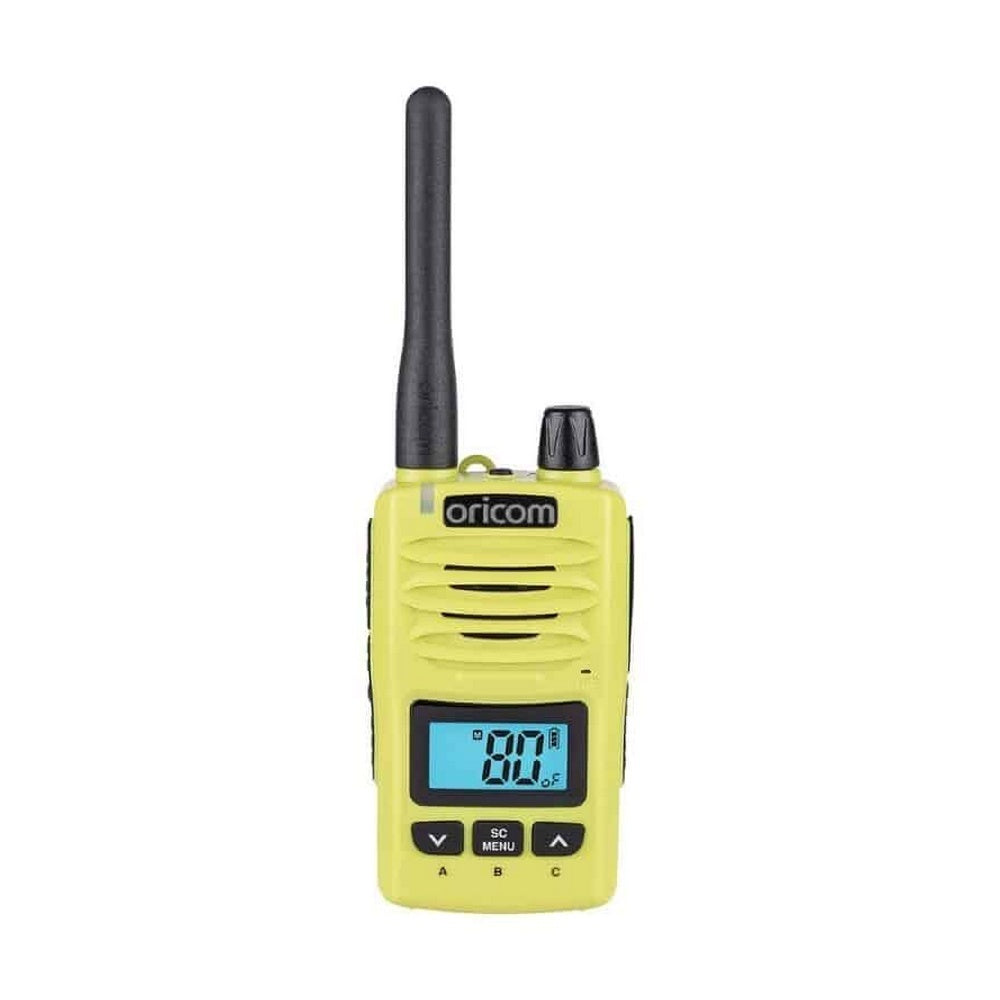 Oricom DTX600 Lime Waterproof IP67 5 Watt Handheld UHF CB Radio