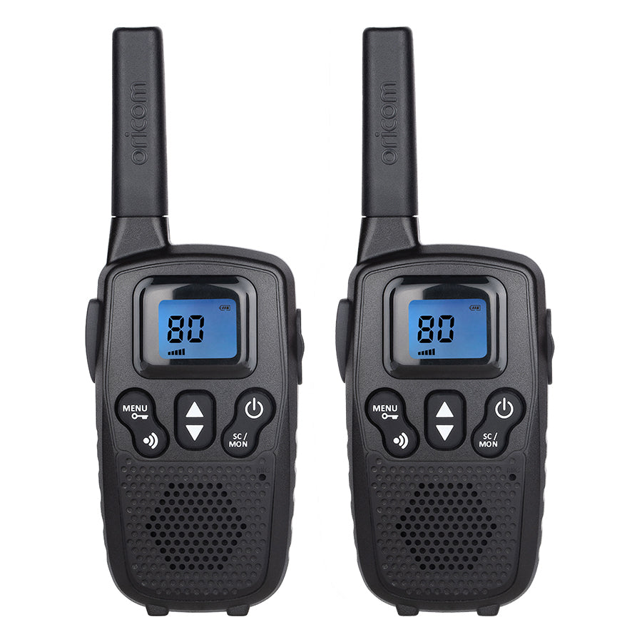 Oricom PMR1300 1 Watt UHF CB Radio Twin Pack