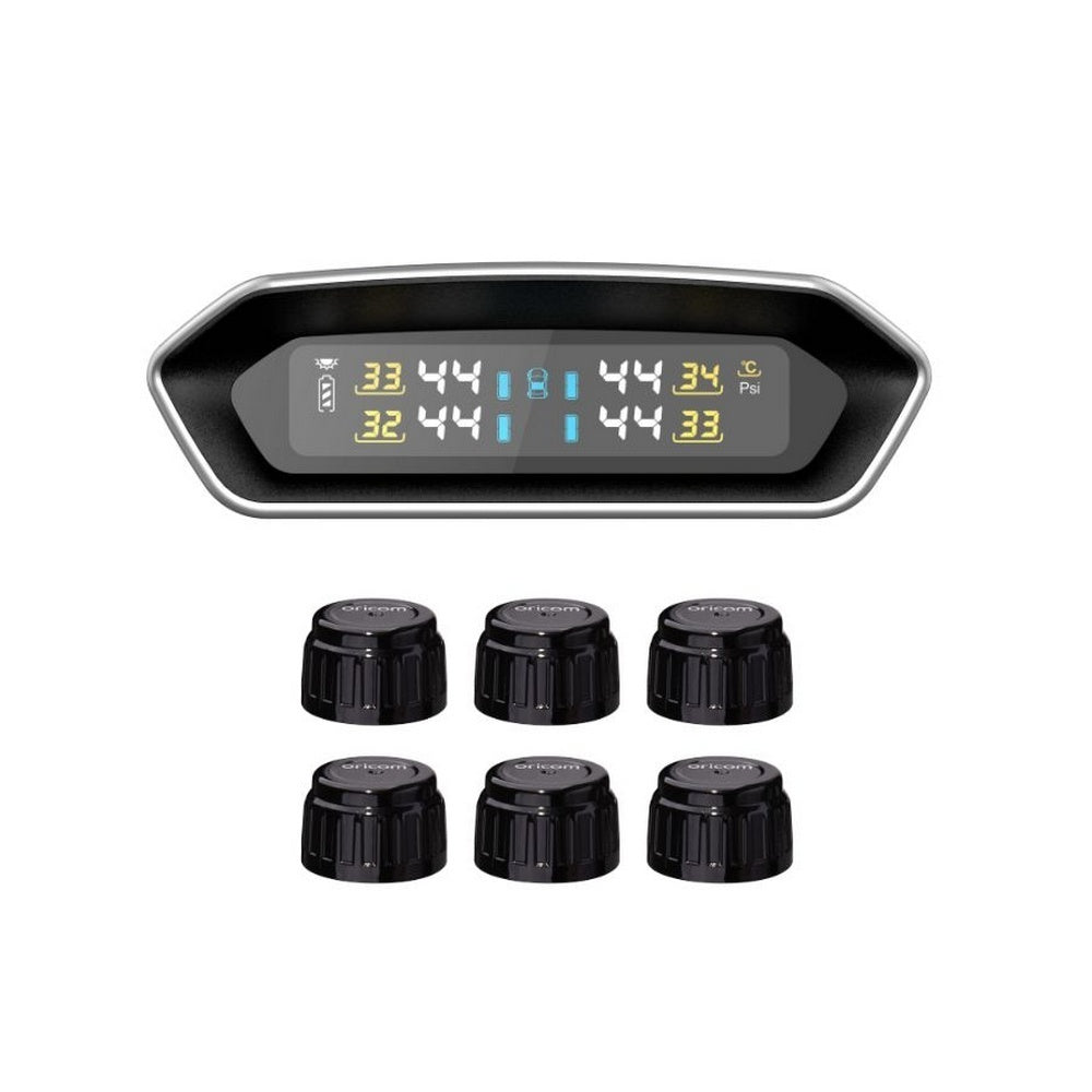 Oricom TPS10-6E Real Time Tyre Pressure Monitoring System TPMS Including 6 External Sensors