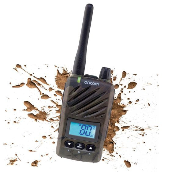 Oricom ULTRA550 CAMO Waterproof 5 Watt Handheld UHF CB Radio