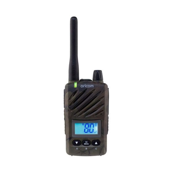 Oricom ULTRA550 CAMO Waterproof 5 Watt Handheld UHF CB Radio
