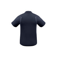 Biz Collection Mens United Short Sleeve Polo White/Black