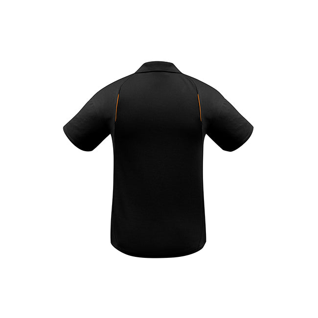 Biz Collection Mens United Short Sleeve Polo White/Navy