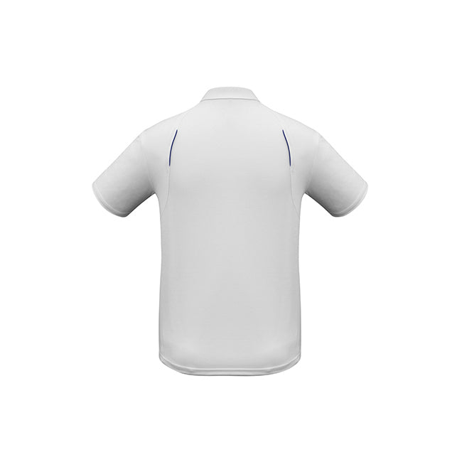 Biz Collection Mens United Short Sleeve Polo Red/White