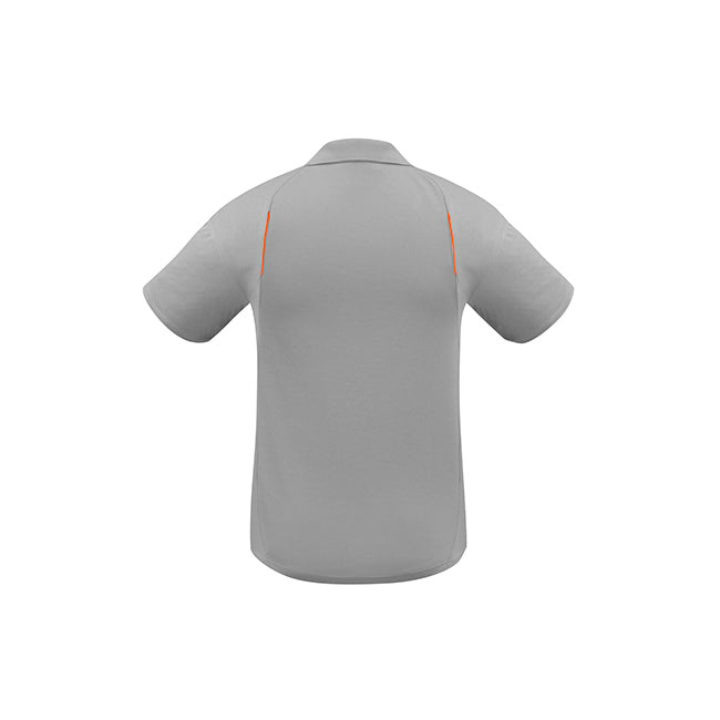 Biz Collection Mens United Short Sleeve Polo Navy/White