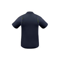 Biz Collection Mens United Short Sleeve Polo White/Black