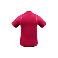 Biz Collection Mens United Short Sleeve Polo White/Black