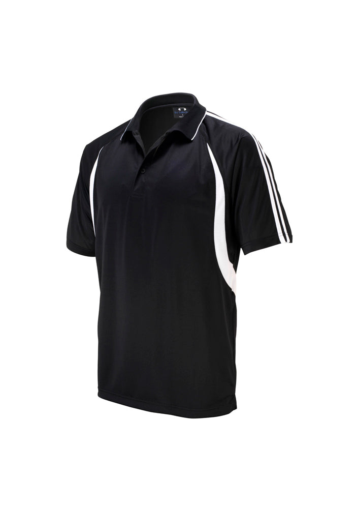 Biz Collection Mens Flash Polo Red/White