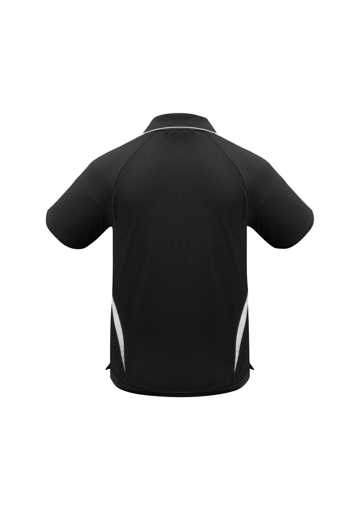 Biz Collection Mens Flash Polo Royal/Gold