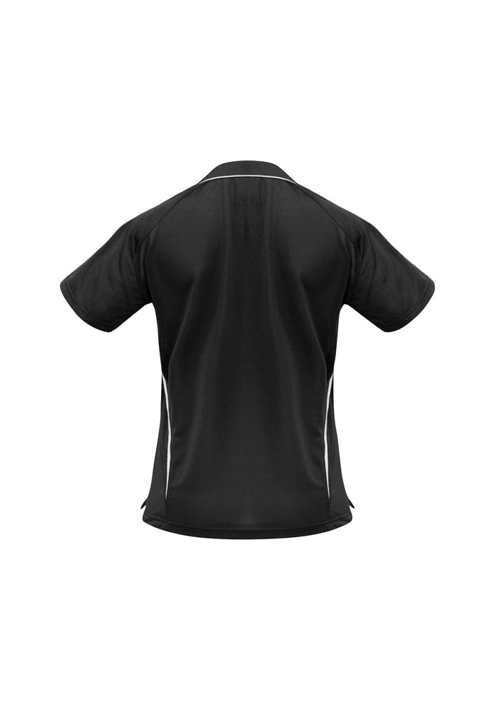 Biz Collection Ladies Flash Polo Hot Pink/Black