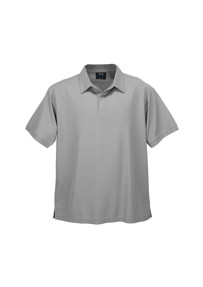Biz Collection Mens Micro Waffle Polo