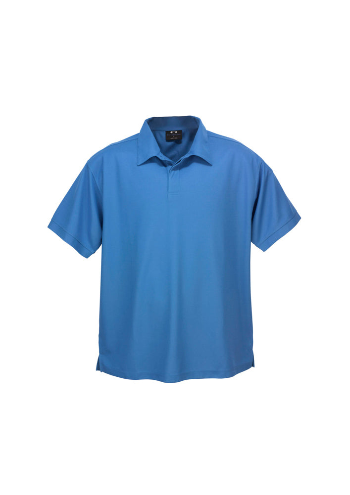 Biz Collection Mens Micro Waffle Polo