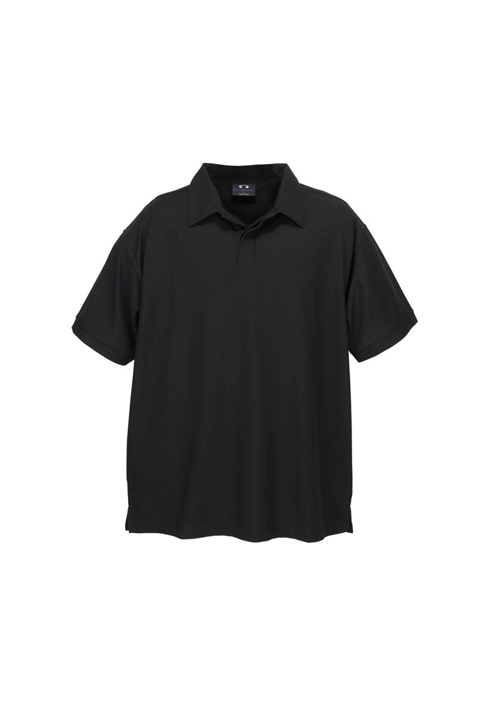 Biz Collection Mens Micro Waffle Polo