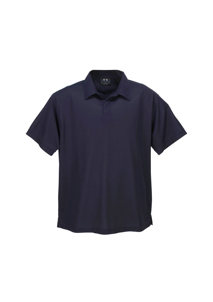Biz Collection Mens Micro Waffle Polo