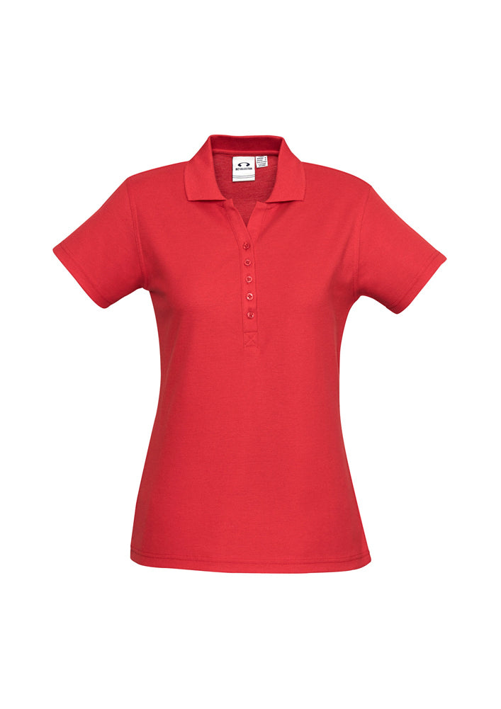 Biz Collection Ladies Crew Polo Kelly Green