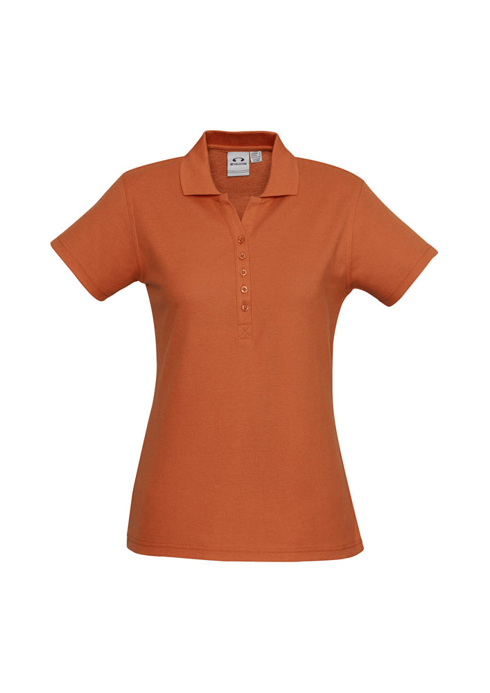 Biz Collection Ladies Crew Polo Navy