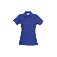 Biz Collection Ladies Crew Polo White