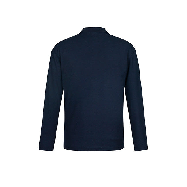 Biz Collection Crew Mens Long Sleeve Polo