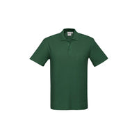 Biz Collection Mens Crew Polo Grey Marle