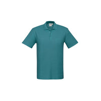 Biz Collection Mens Crew Polo Grey Marle