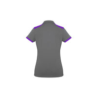 Biz Collection Ladies Rival Polo Black/White