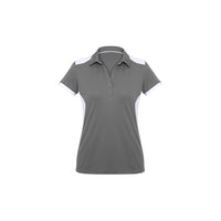Biz Collection Ladies Rival Polo Black/White