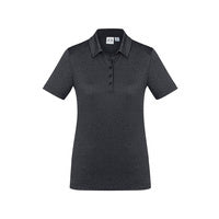 Biz Collection Ladies Aero Polo Black