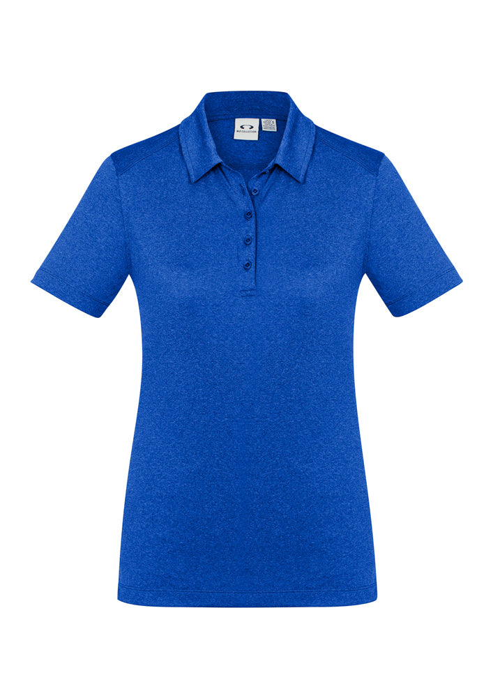 Biz Collection Ladies Aero Polo Electric Blue