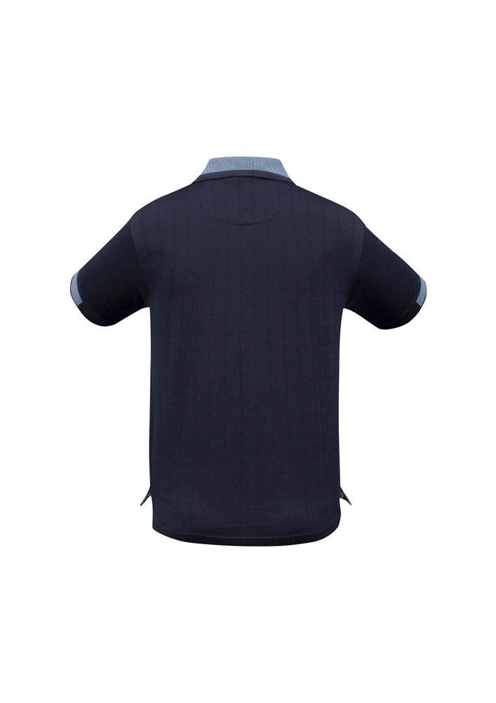Biz Collection Mens Noosa Self Check Polo