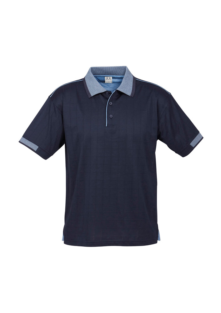 Biz Collection Mens Noosa Self Check Polo