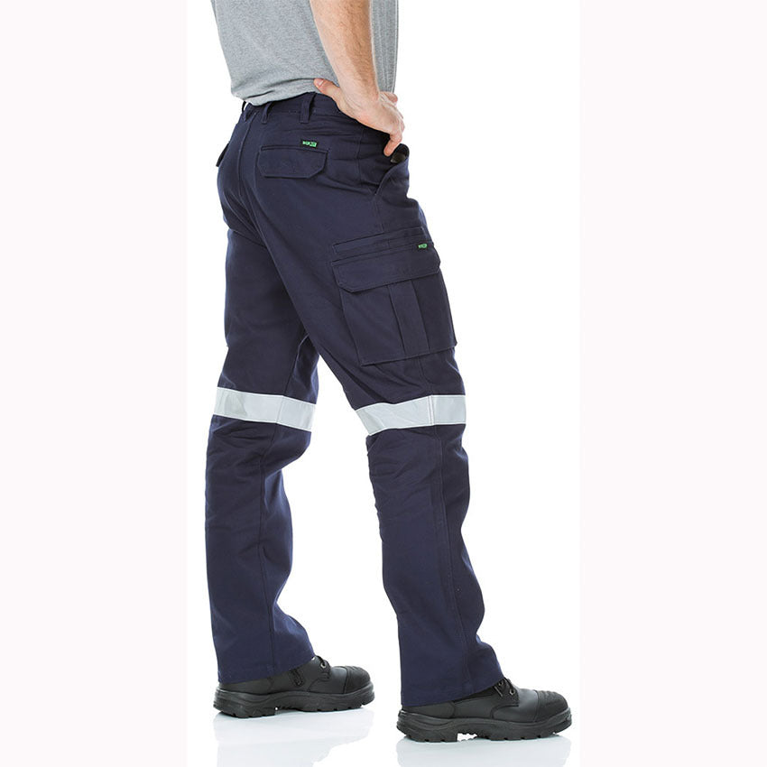 WORKIT Cotton Drill Regular Weight Multi Pocket Taped Cargo Pants
