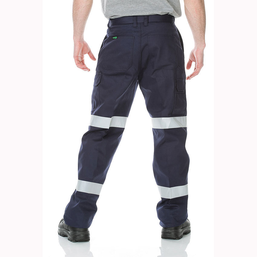 WORKIT Lightweight Cotton Drill Biomotion Taped Cargo Pants