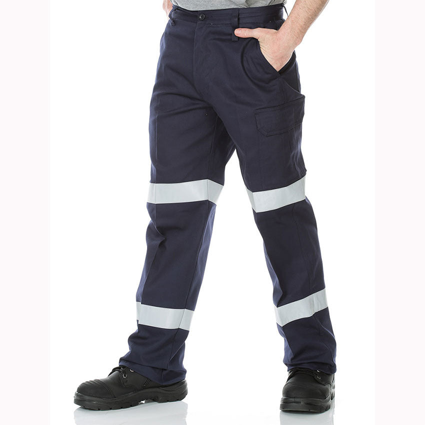 WORKIT Lightweight Cotton Drill Biomotion Taped Cargo Pants