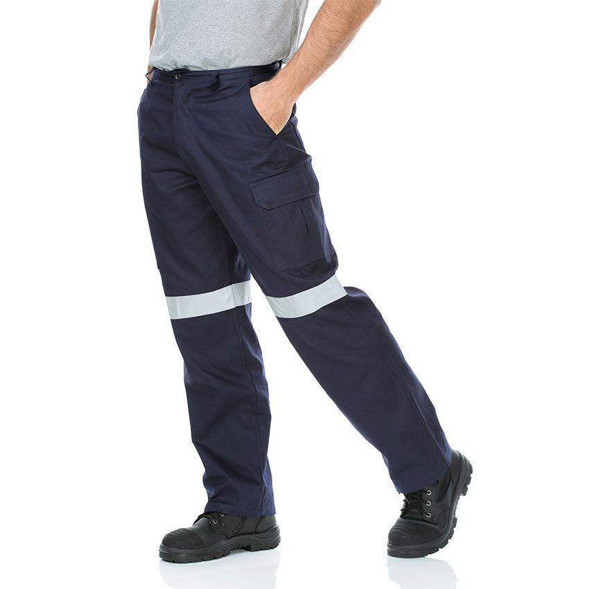 WORKIT Lightweight Cotton Drill Taped Cargo Pants