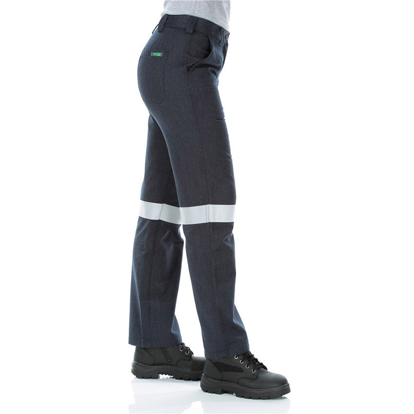 WORKIT Fire Resistant RIPSTOP Womens FR Inherent 215gsm Taped Work Pants