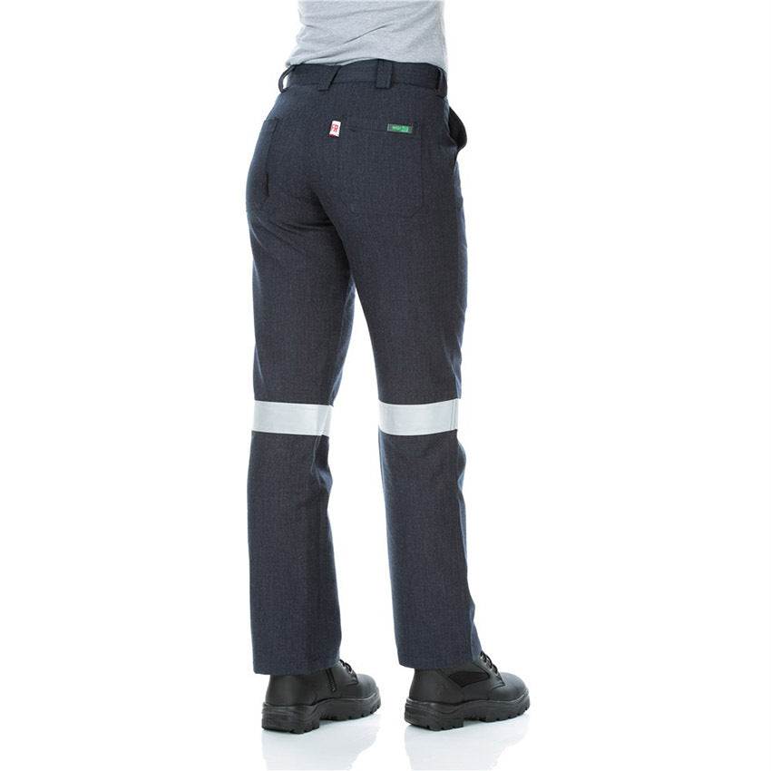 WORKIT Fire Resistant RIPSTOP Womens FR Inherent 215gsm Taped Work Pants