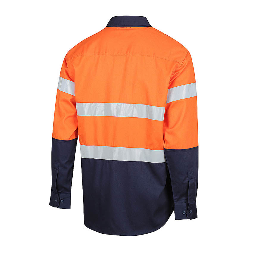 WORKIT Hi-Vis 2 Tone Regular Weight Taped Shirt