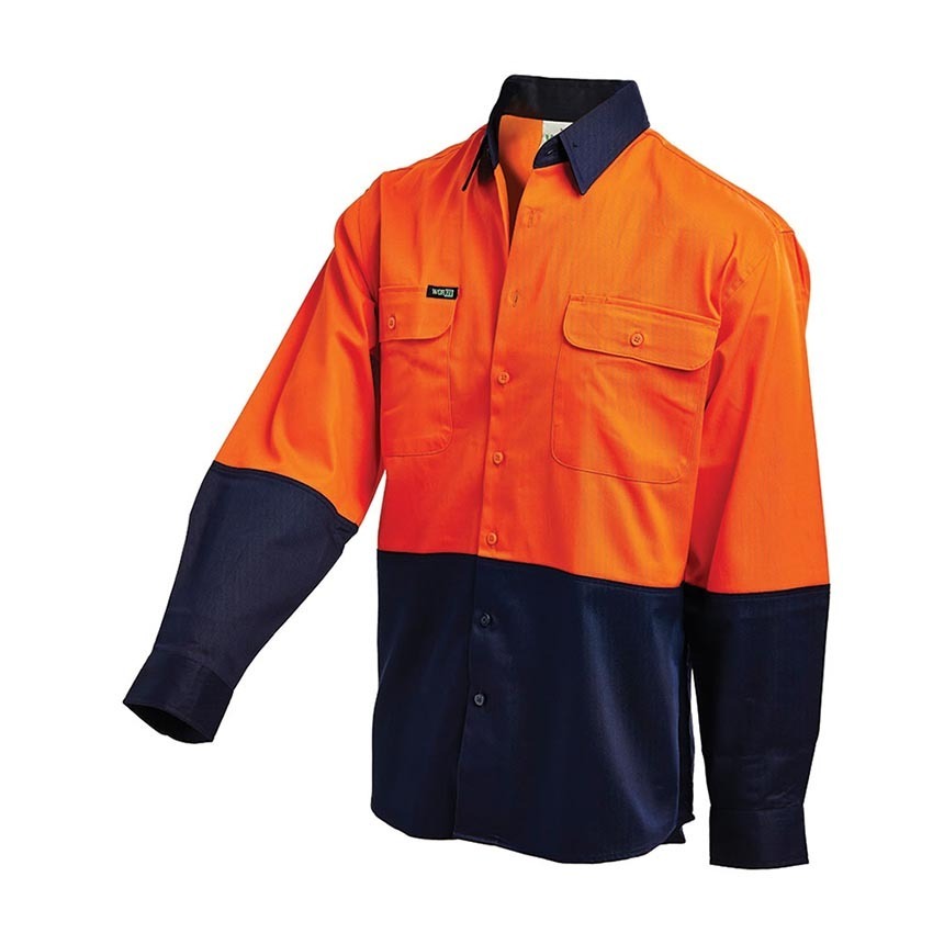 WORKIT Hi-Vis 2 Tone Regular Weight Shirt